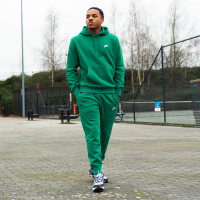 Nike Sportswear Club Hoodie Fleece Green White