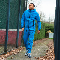 Nike Tech Fleece Vest Sportswear Blauw Zwart Zwart