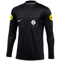 Nike KNVB Scheidsrechtersshirt Lange Mouwen 2022-2024 Zwart Wit