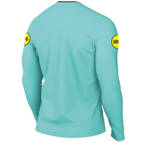 Nike KNVB Scheidsrechtersshirt Lange Mouwen 2024-2026 Turquoise