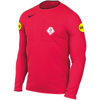 Nike KNVB Scheidsrechtersshirt Lange Mouwen 2024-2026 Felrood