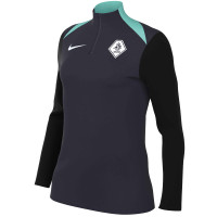 Nike KNVB Scheidsrechters Trainingstrui 1/4-Zip 2024-2026 Dames Donkerblauw