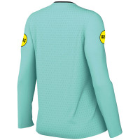 Nike KNVB Scheidsrechtersshirt 2024-2026 Lange Mouwen Dames Turquoise