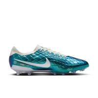Nike Tiempo Legend 10 Elite Kunstgras Voetbalschoenen (AG) Smaragdgroen Wit