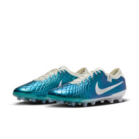 Nike Tiempo Legend 10 Elite Kunstgras Voetbalschoenen (AG) Smaragdgroen Wit