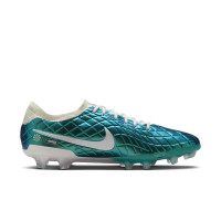 Nike Tiempo Legend 10 Elite Gras Voetbalschoenen (FG) Smaragdgroen Wit