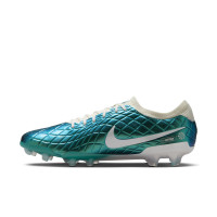 Nike Tiempo Legend 10 Elite Gras Voetbalschoenen (FG) Smaragdgroen Wit