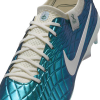 Nike Tiempo Legend 10 Elite Gras Voetbalschoenen (FG) Smaragdgroen Wit