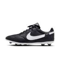 Nike Premier III Gras Voetbalschoenen (FG) Zwart Zwart Wit