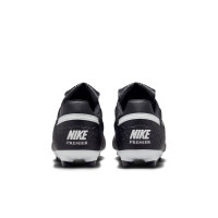 Nike Premier III Gras Voetbalschoenen (FG) Zwart Zwart Wit