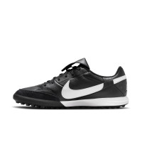 Nike Turf Premier III Voetbalschoenen (TF) Zwart Wit