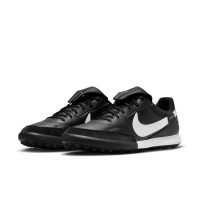 Nike Turf Premier III Voetbalschoenen (TF) Zwart Wit