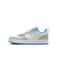 Nike Court Borough Recraft Low Sneakers Kids White Light Grey Light Green Bright Blue