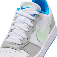 Nike Court Borough Recraft Low Sneakers Kids White Light Grey Light Green Bright Blue