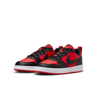 Nike Court Borough Recraft Low Sneakers Kids Rood Zwart Wit