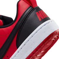 Nike Court Borough Recraft Low Sneakers Kids Rood Zwart Wit