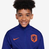 Nike Netherlands Strike Full-Zip Tracksuit 2024-2026 Kids Blue