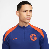 Nike Netherlands Strike Training sweater 1/4-Zip 2024-2026 Blue