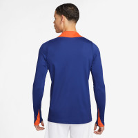 Nike Nederland Strike Trainingstrui Set 1/4-Zip 2024-2026 Blauw