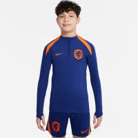 Nike Nederland Strike Trainingstrui Set 1/4-Zip 2024-2026 Kids Blauw