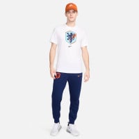 Nike Nederland Crest T-Shirt 2024-2026 Wit Blauw