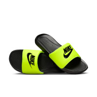 Nike Slippers Victori One Zwart Felgeel