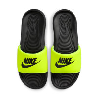 Nike Slippers Victori One Zwart Felgeel