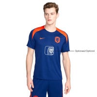 Nike Nederland Strike Trainingsshirt 2024-2026 Blauw