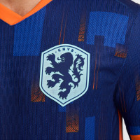 Nike Dutch Team Authentic Away Jersey 2024-2026 + EC 2024 Badges
