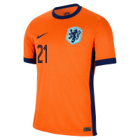 Nike Nederlands Elftal F. de Jong 21 Thuisshirt 2024-2026