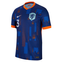 Nike Netherlands Team de Ligt 3 Authentic Away Jersey 2024-2026