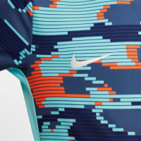 Nike Nederlands Elftal Pre-Match Wedstrijdtenue Uit 2024-2026 Kids Blauw Wit