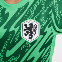 Nike Dutch Team Long Sleeve Goalkeeper Kit 2024-2026 Kids Green