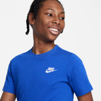 Nike T-Shirt SW Kids Blauw Wit