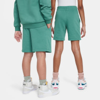 Nike Club Fleece SW Broekje Kids Grijsgroen Wit