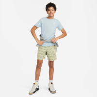 Nike T-Shirt SW Kids Blauwgrijs Wit