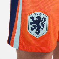 Nike Nederlands Elftal Pre-Match Trainingstenue 2024-2026 Dames Blauw Oranje Wit