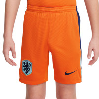 Nike Nederlands Elftal Pre-Match Trainingstenue 2024-2026 Kids Blauw Oranje Wit