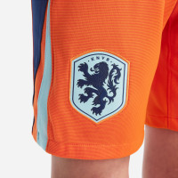 Nike Nederlands Elftal Pre-Match Wedstrijdtenue Thuis 2024-2026 Kids Blauw Oranje Wit