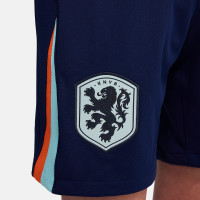 Nike Nederlands Elftal Pre-Match Trainingstenue 2024-2026 Kids Blauw Wit