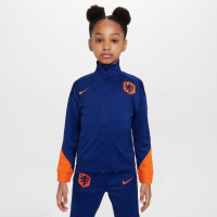 Nike Netherlands Strike Full-Zip Tracksuit 2024-2026 Preschoolers Blue