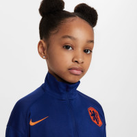 Nike Netherlands Strike Full-Zip Tracksuit 2024-2026 Preschoolers Blue