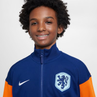 Nike Netherlands Academy Pro Anthem Training Jacket 2024-2026 Kids Blue Orange