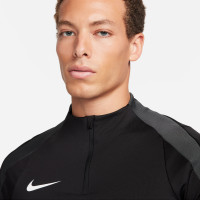 Nike Strike Trainingstrui 1/4-Zip Zwart Donkergrijs