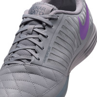 Nike Lunar Gato II (IN) Indoor Football Shoes Grey Purple