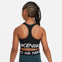 Nike Pro Sport Beha Swoosh Meisjes Zwart Wit