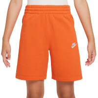 Nike Club Fleece SW Short Kids Orange White