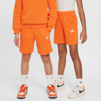 Nike Club Fleece SW Short Kids Orange White