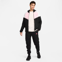 Nike Tech Fleece Sweat Pants Sportswear Black Pink Dark Grey