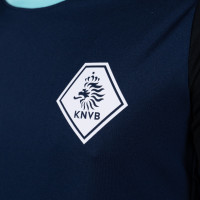 Nike KNVB Scheidsrechters Trainingsshirt 2024-2026 Donkerblauw